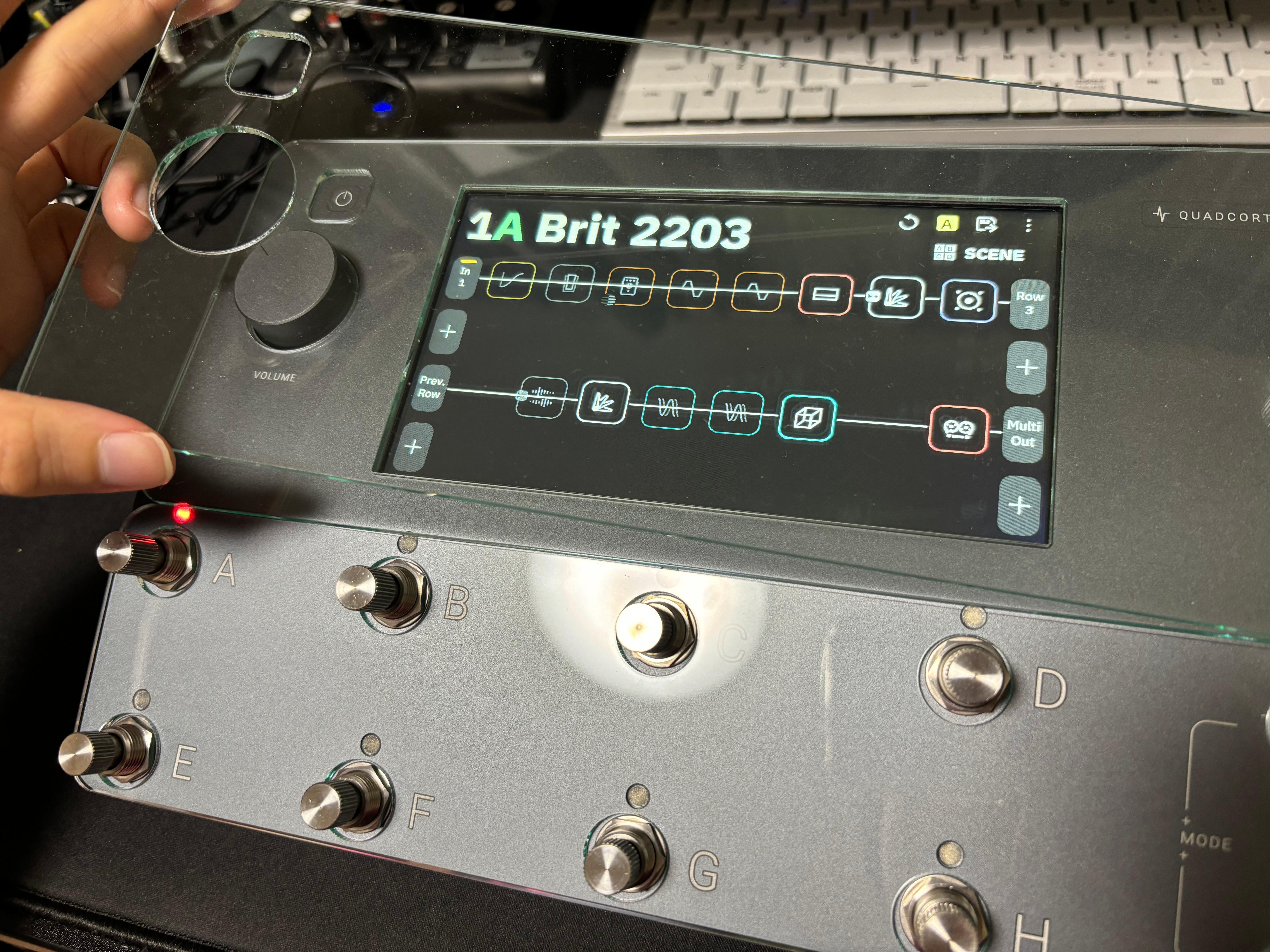 Quad Cortex 保護カバー(自宅用&ライブ用)
