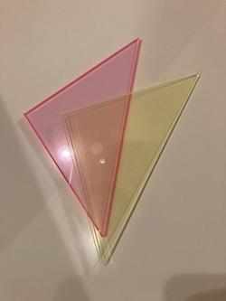 窓ガラスフィルム用三角定規