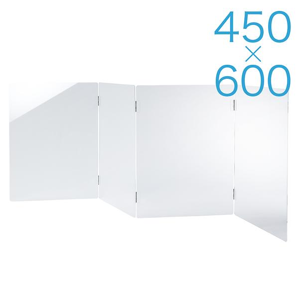 【規格サイズ】飛沫防止 アクリル板 ハンディ 透明板 S W450mm×H600mm
