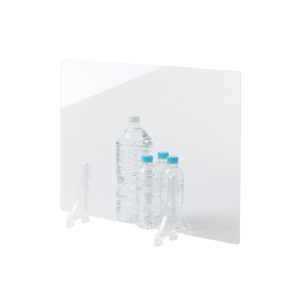 飛沫防止 アクリル板 サイド 透明 600×600 2個セットの通販｜アクリル